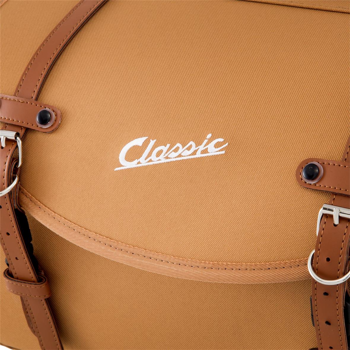 Bolsa "Classic" para Vespa - marrón, nylon