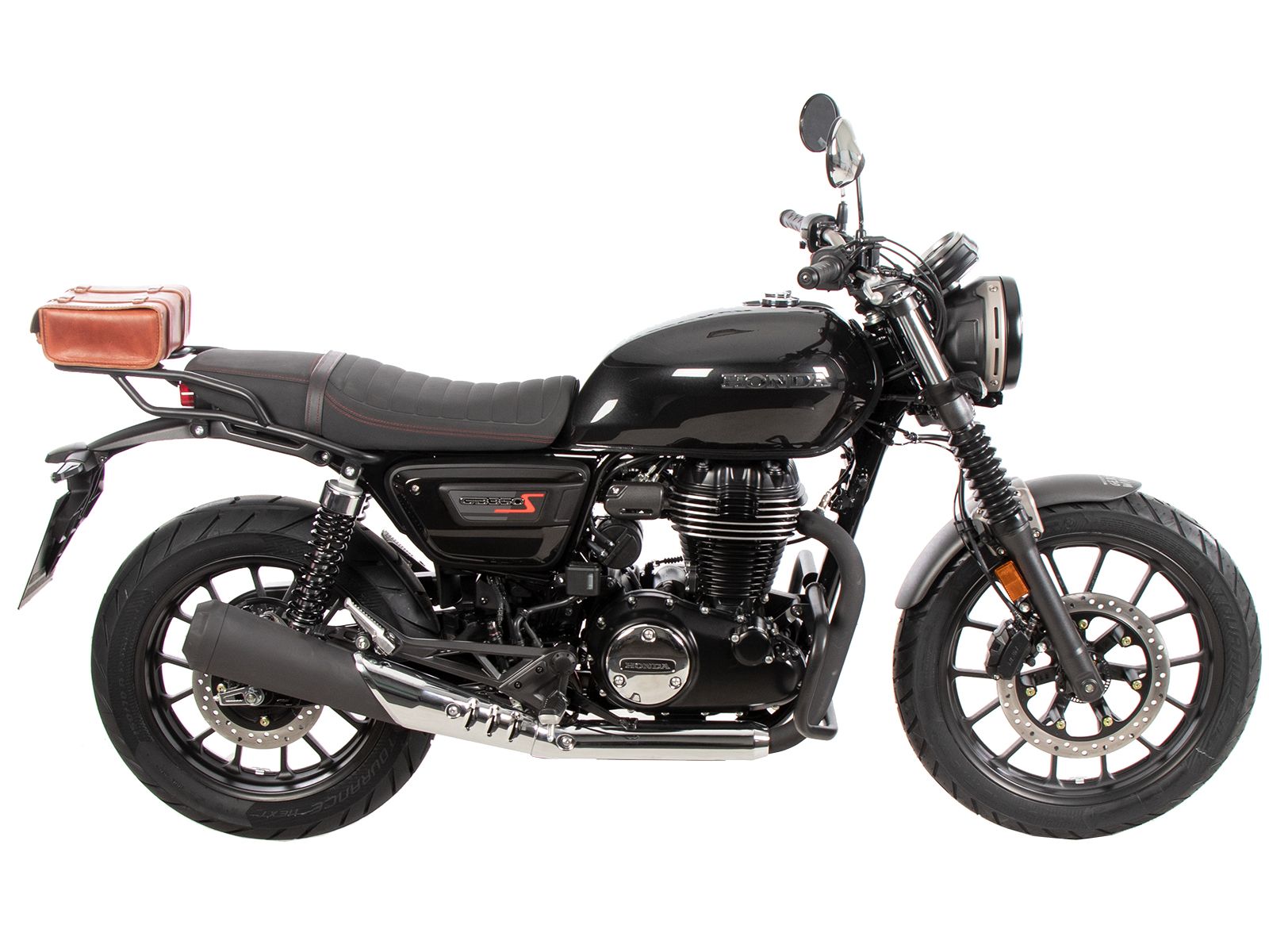 Portaequipajes tubular negro para Honda GB 350 S (25-) Hepco & Becker