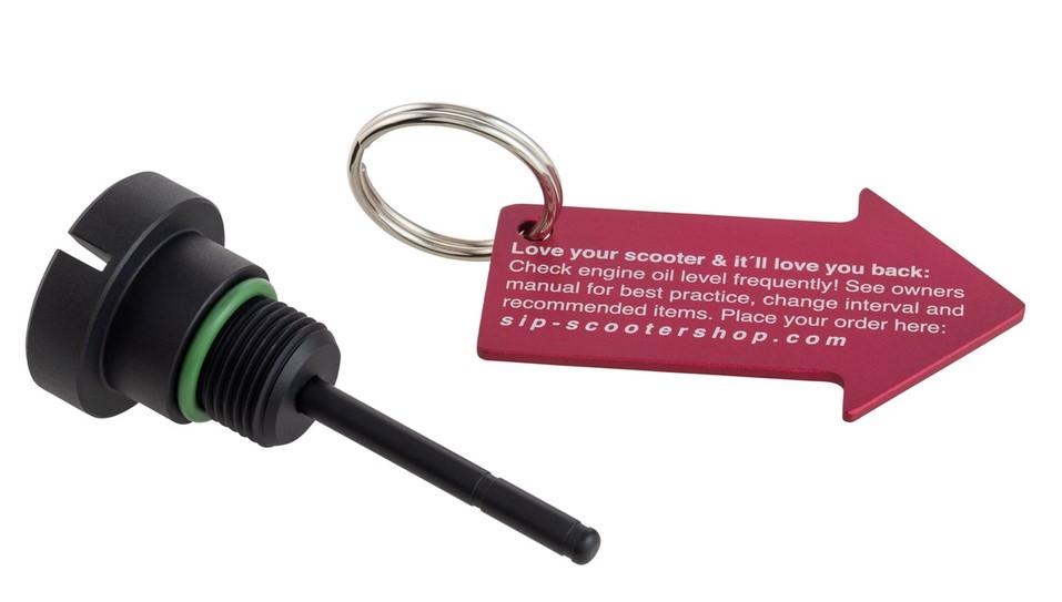 Tapón de llenado de aceite del motor para Vespa, negro mate