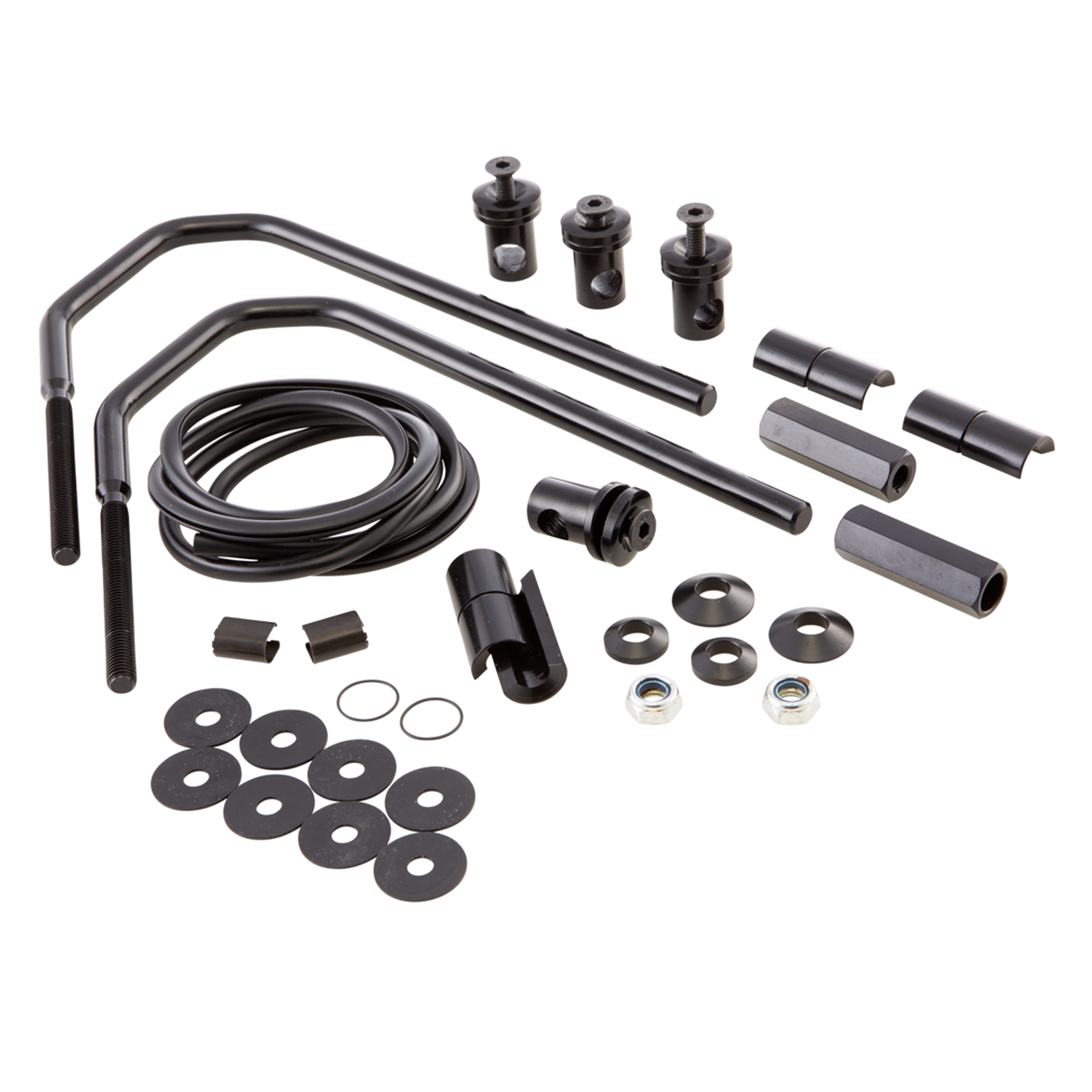 Material de montaje Flyscreen Piccolo/Sportivo para Vespa GTS/GTS Super/GT/GT L 125-300cc, negro