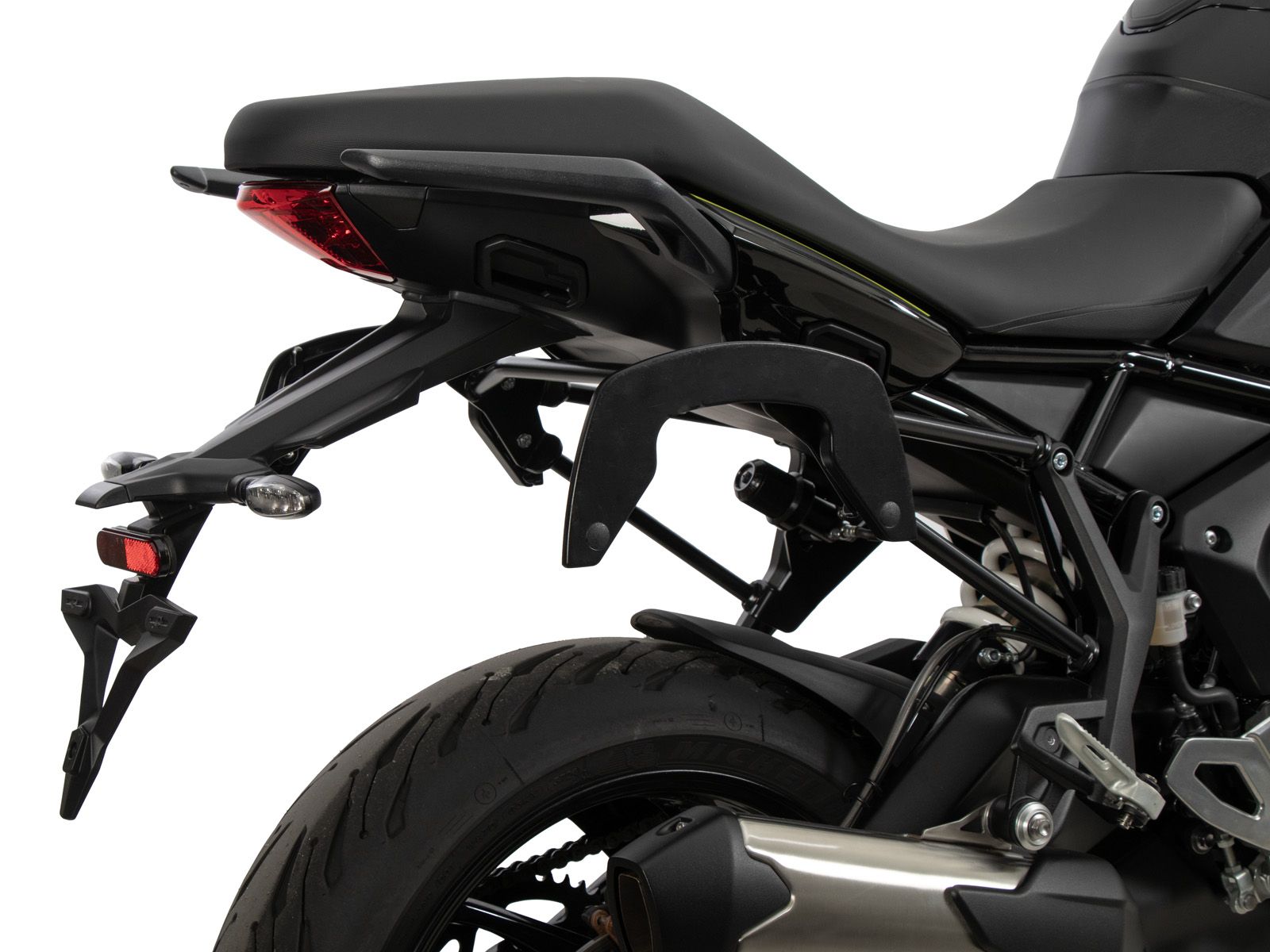 Soporte lateral C-Bow negro para Triumph Tiger Sport 800 (25-) Hepco & Becker