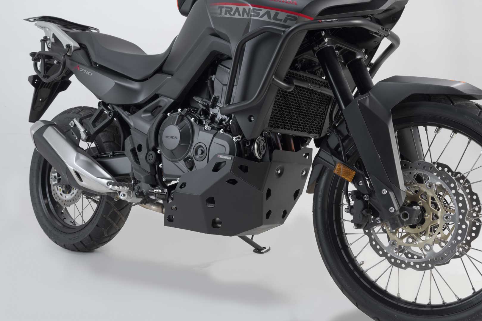 Protector de motor SW-Motech negro para Honda XL 750 Transalp
