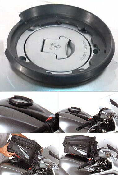 Soporte para bolsas sobredepósito TANKLOCK Givi
