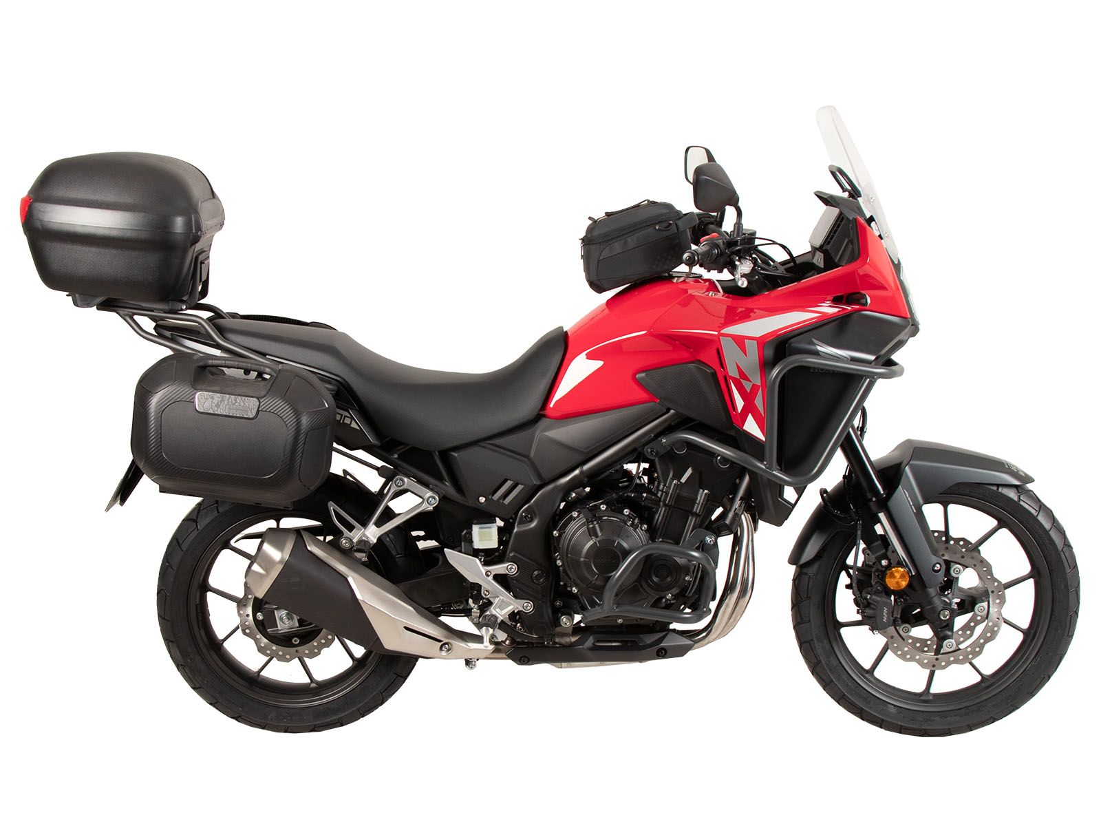 Portamaletas Alurack antracita para Honda NX 500 (24-) Hepco & Becker