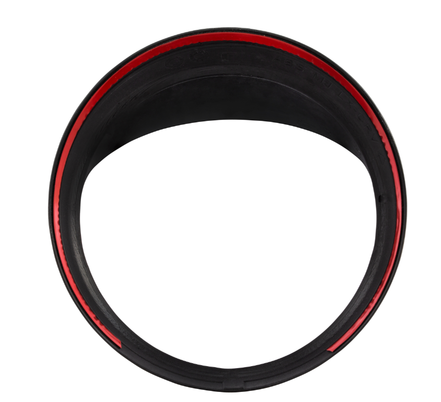 Aro de lámpara con tulipa para Vespa LX 50-150ccm, negro mate