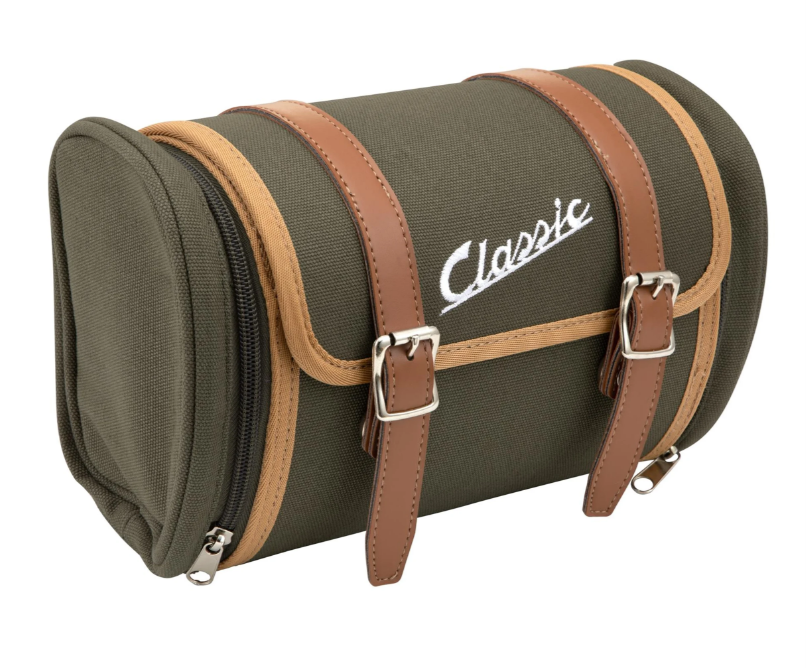 Bolsa portaequipajes/soporte trasero "Classic" para Vespa, lona, oliva