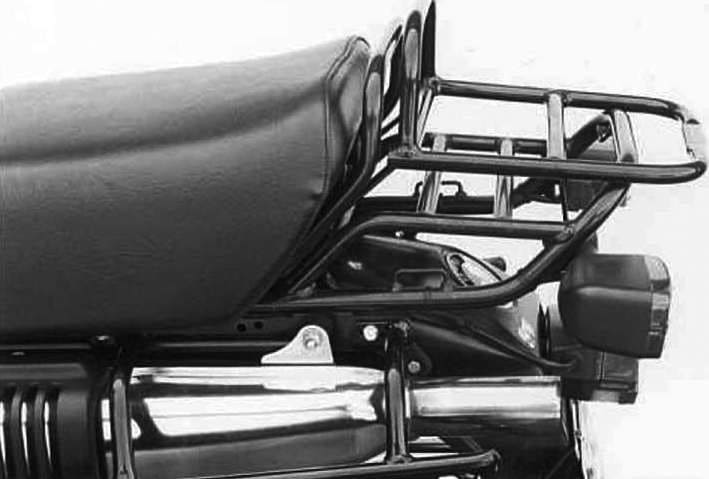 Portaequipajes tubular Topcase negro para R 80 GS (88-94)/R 100 GS (87-94) Hepco & Becker