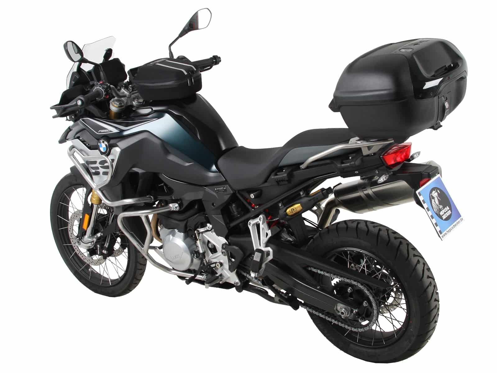 Portamaletas Alurack para combinación con puente original de acero inoxidable para BMW F 800 GS (24-)
