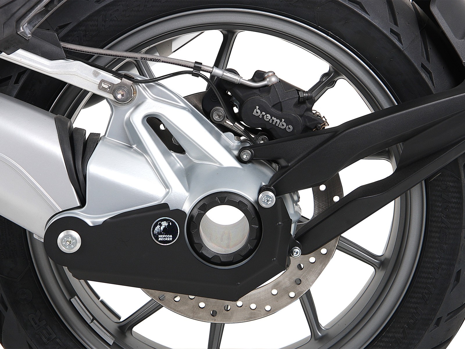 Protector de cardán negro para BMW R 1250 GS (Bj.19-) Hepco & Becker