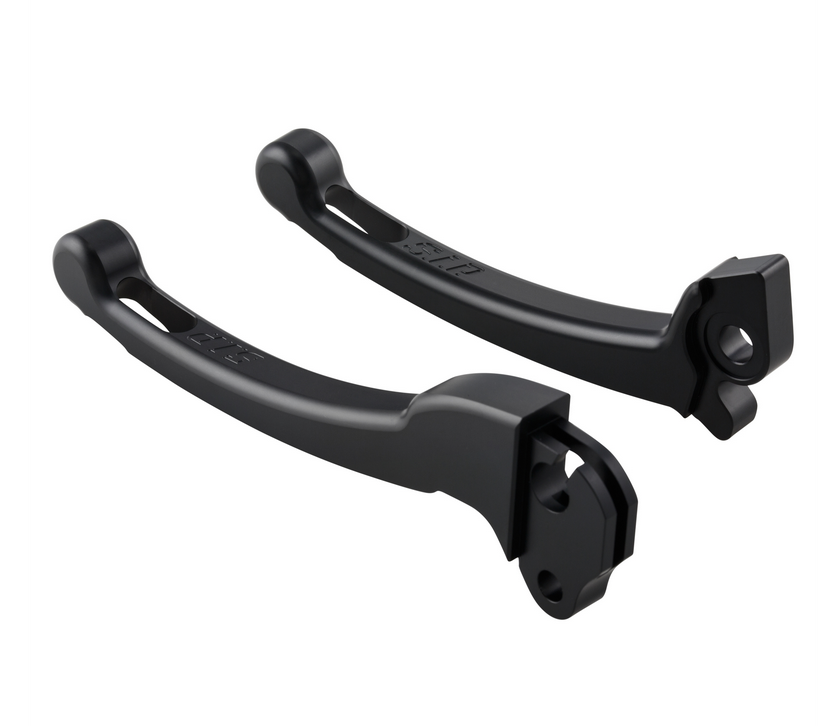 Juego de maneta deportiva embrague/freno para Vespa PX 125 -150cc, HBZ Hengtong, derecha/izquierda, negro mate