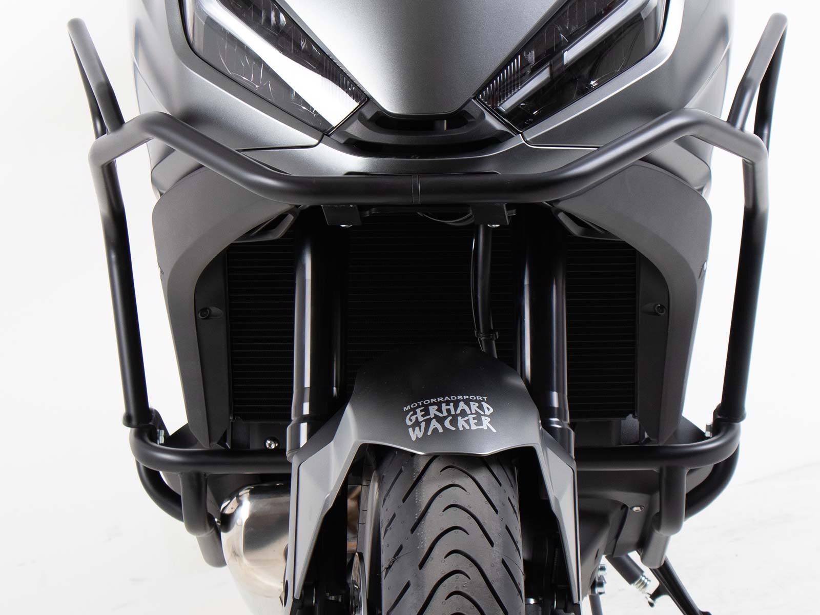 Barra protectora de depósito negra para Honda NT 1100 (22-24) Hepco & Becker