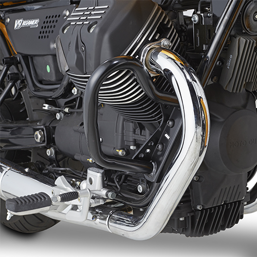 Barra de choque negra para Moto Guzzi Givi