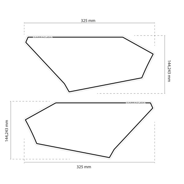 Juego de adhesivos para Honda X-ADV (17-20) - Barracuda