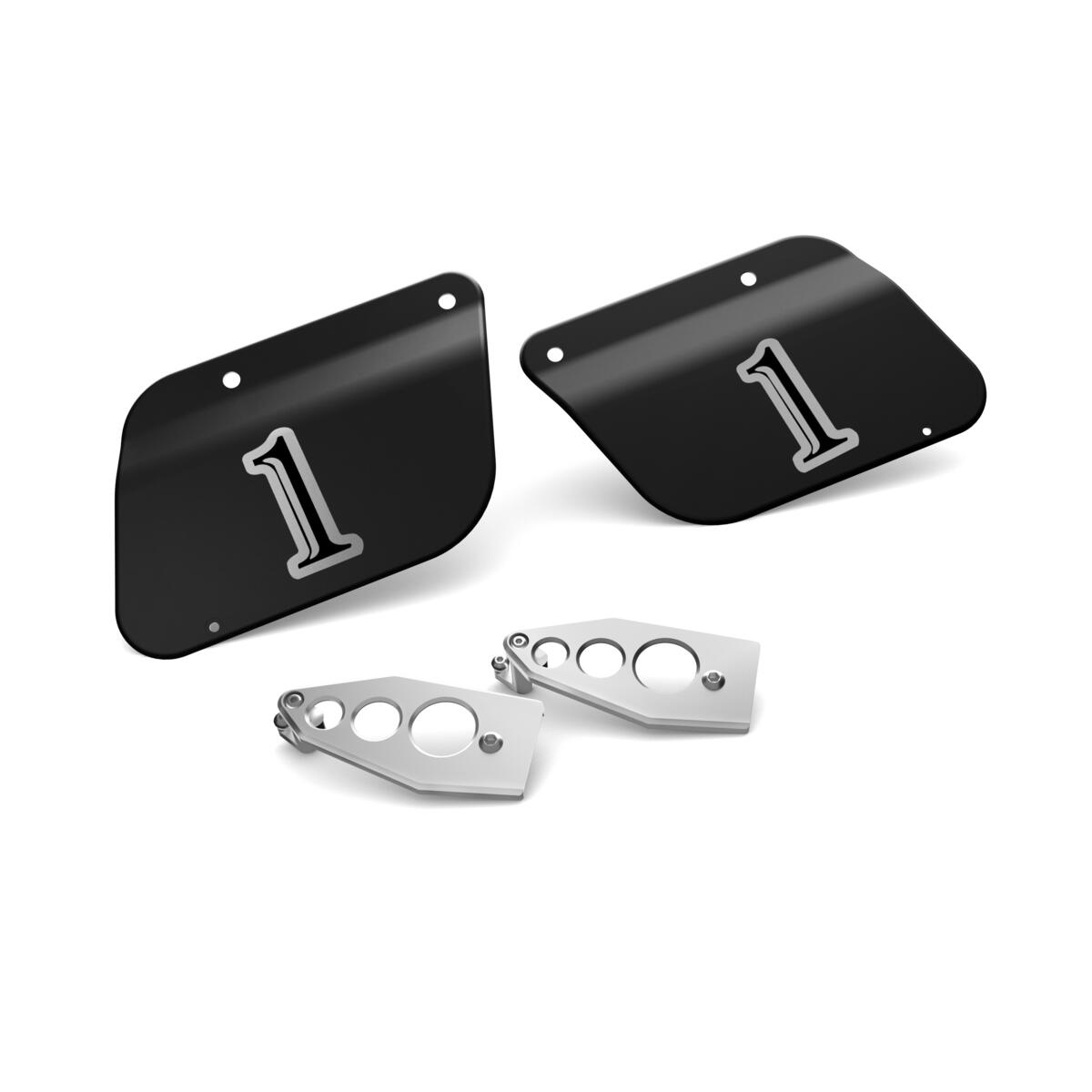 Placas de matrícula de arranque lateral para Yamaha XSR 125 (21-) Original