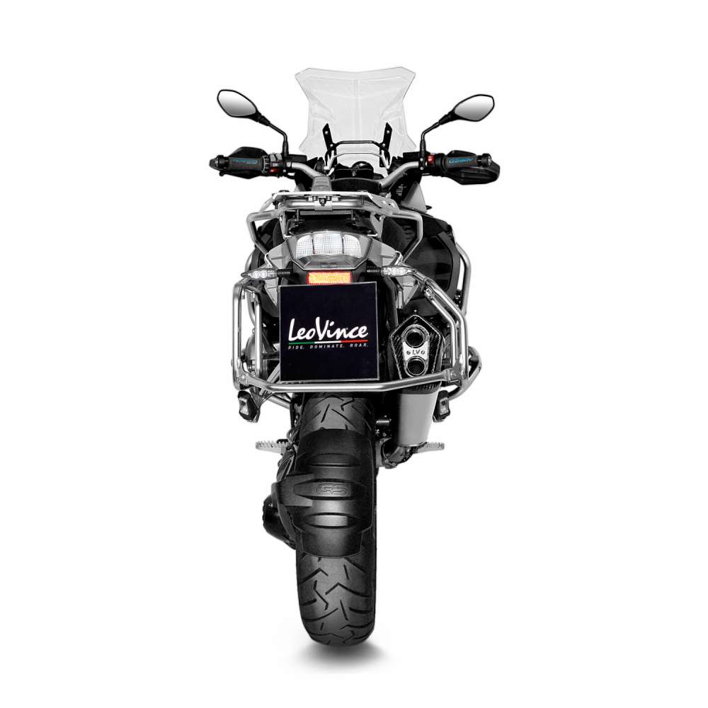Sistema de escape LeoVince LV-12 para BMW R 1200 /1250 GS /Adventure, titanio, slip on, E-certificate