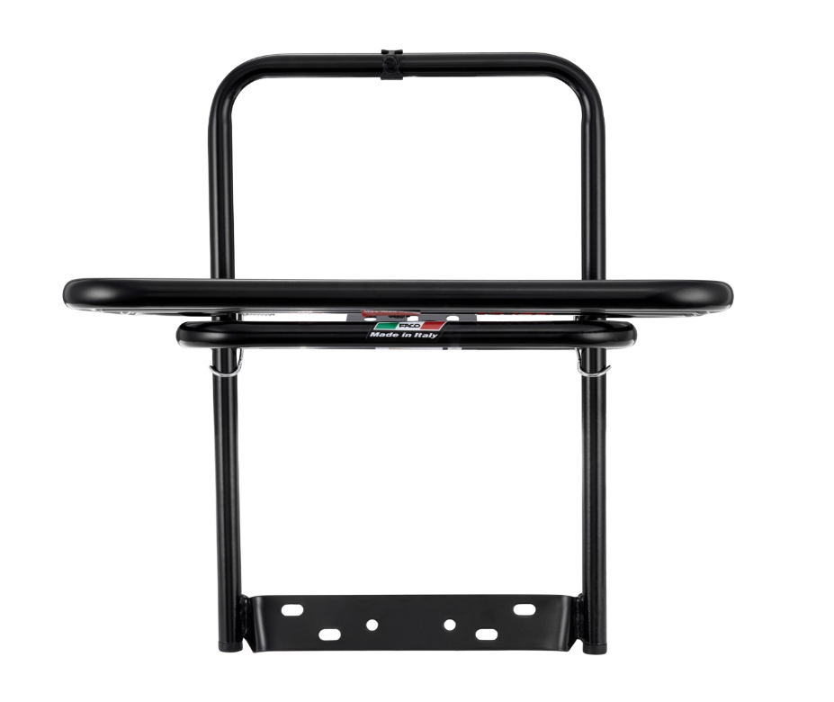 Portaequipajes trasero para Vespa PX 80-200cc, plegable, negro