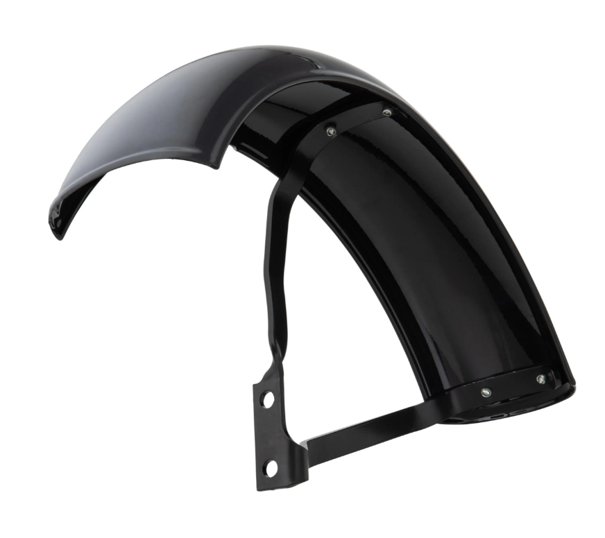 Guardabarros Garelli para Vespa PX 80-200ccm, metal, negro brillante