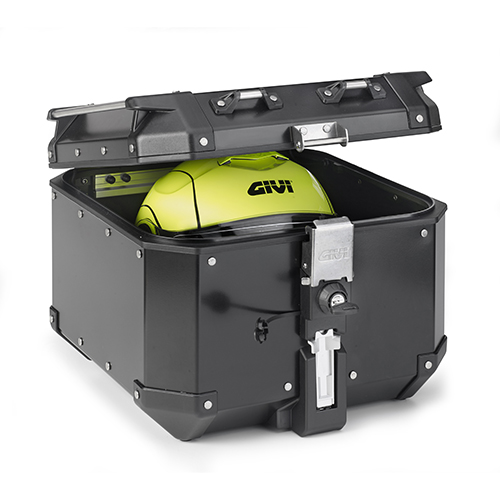 Trekker Outback 42 litros MONOKEY topcase aluminio negro Givi