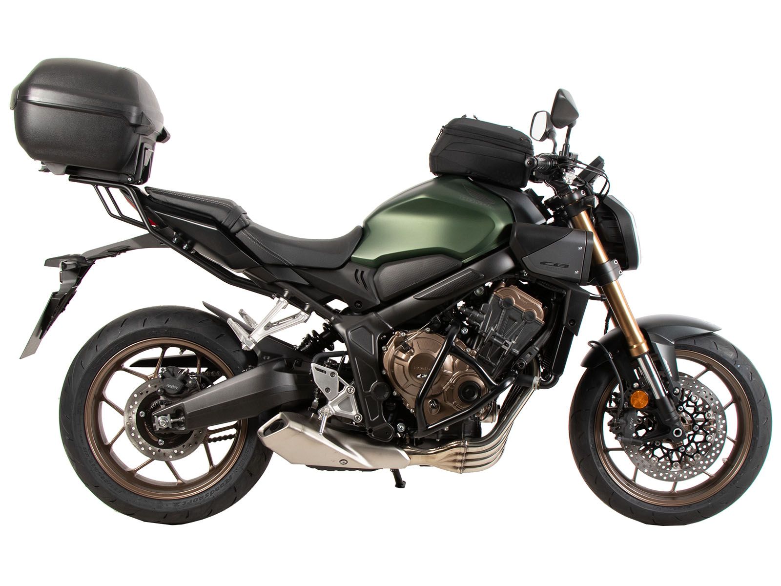 Portamaletas Easyrack negro para Honda CB 650 R / E-Clutch (24-) Hepco & Becker