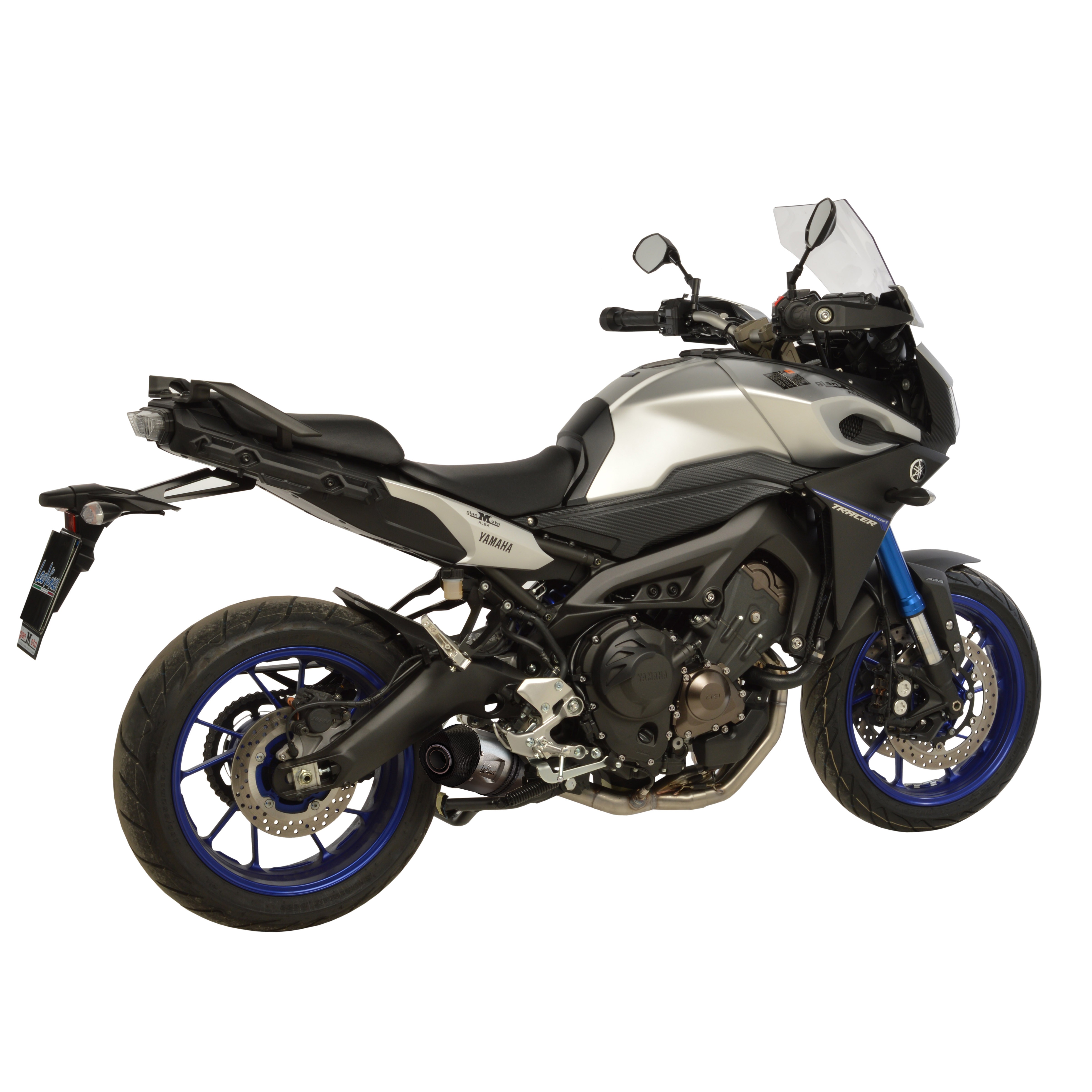 Sistema de escape LeoVince completo SBK LV One Evo 2, acero inoxidable para Tracer 900 / FJ-09 Tracer (Bj.15-16)