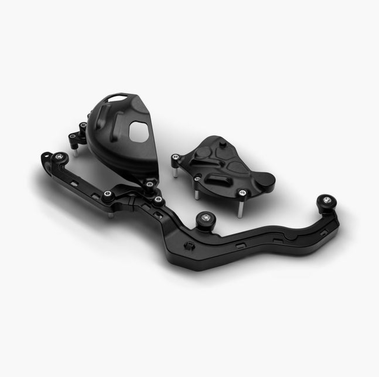 Barra de protección aluminio negro para motor para Aprilia RSV4 / Tuono V4 1100 (25-)