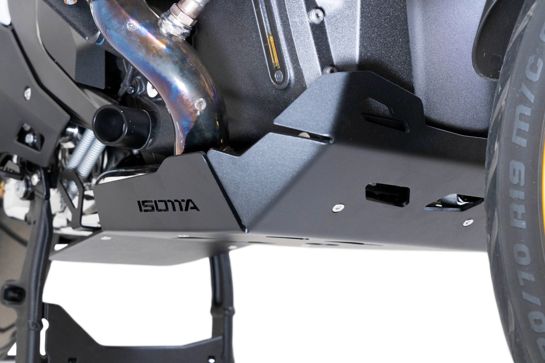 Placa de protección del motor de aluminio para BMW R 1300 GS, negro