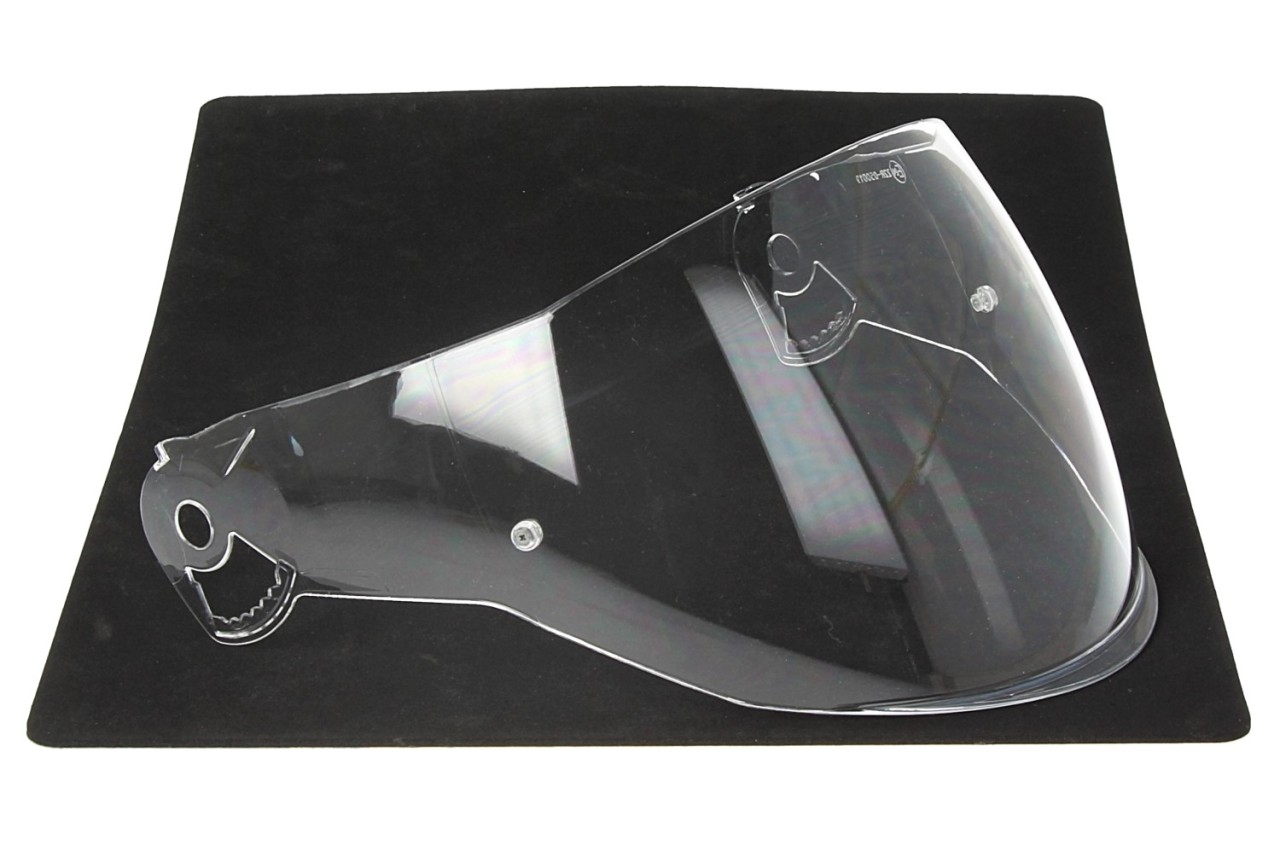 Visera Helmo Milano para Oscuro, transparente, resistente a los arañazos, antivaho