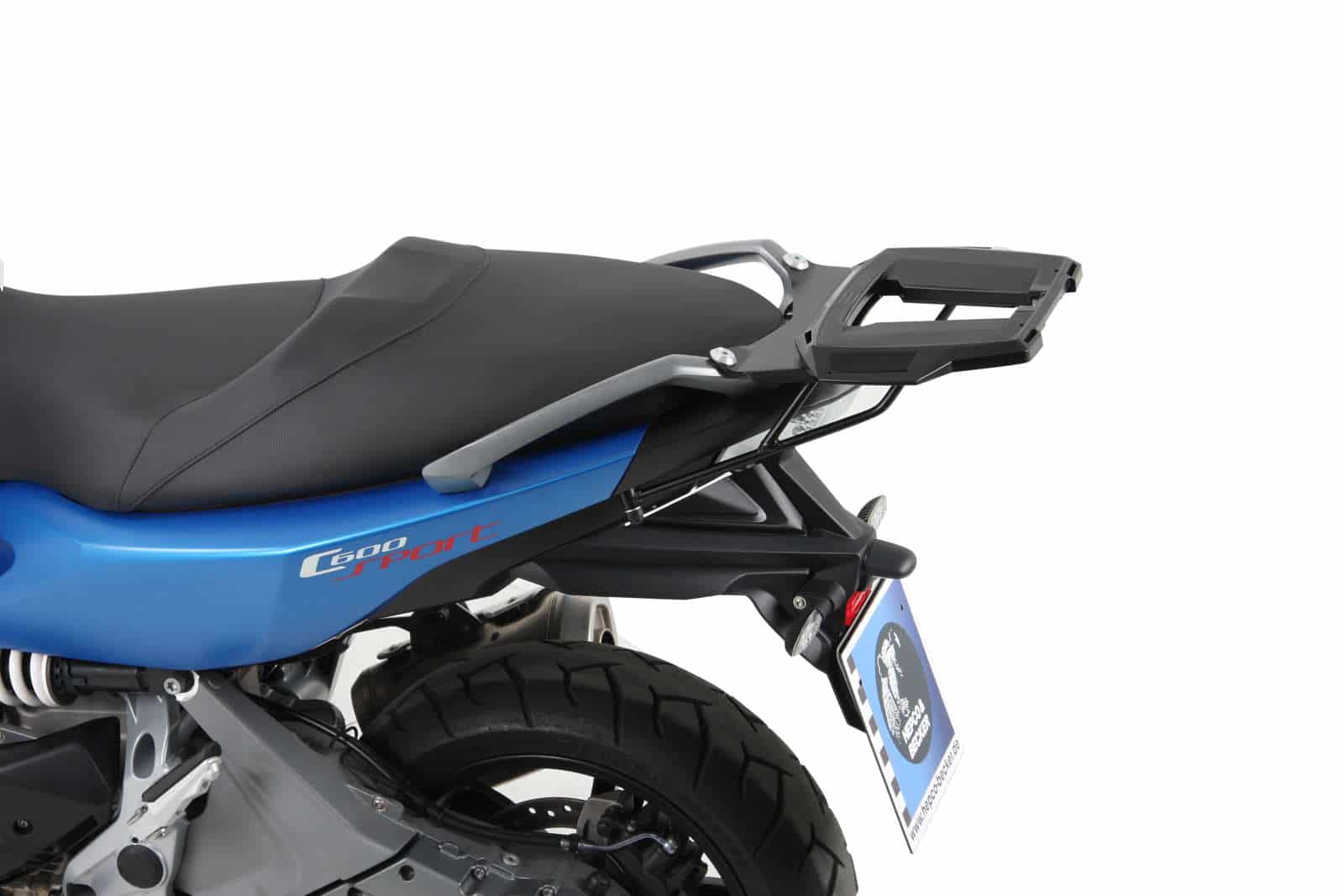 Portamaletas de aluminio negro para BMW C 600 (12-15)/650 Sport (16-21) Hepco & Becker