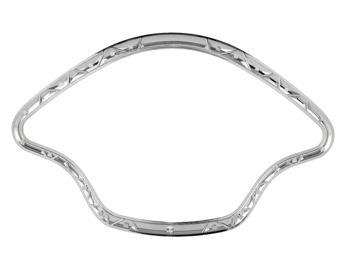 Anillo decorativo velocímetro para Vespa Primavera/Sprint/Elettrica 50-150ccm 2T/4T AC, cromo mate