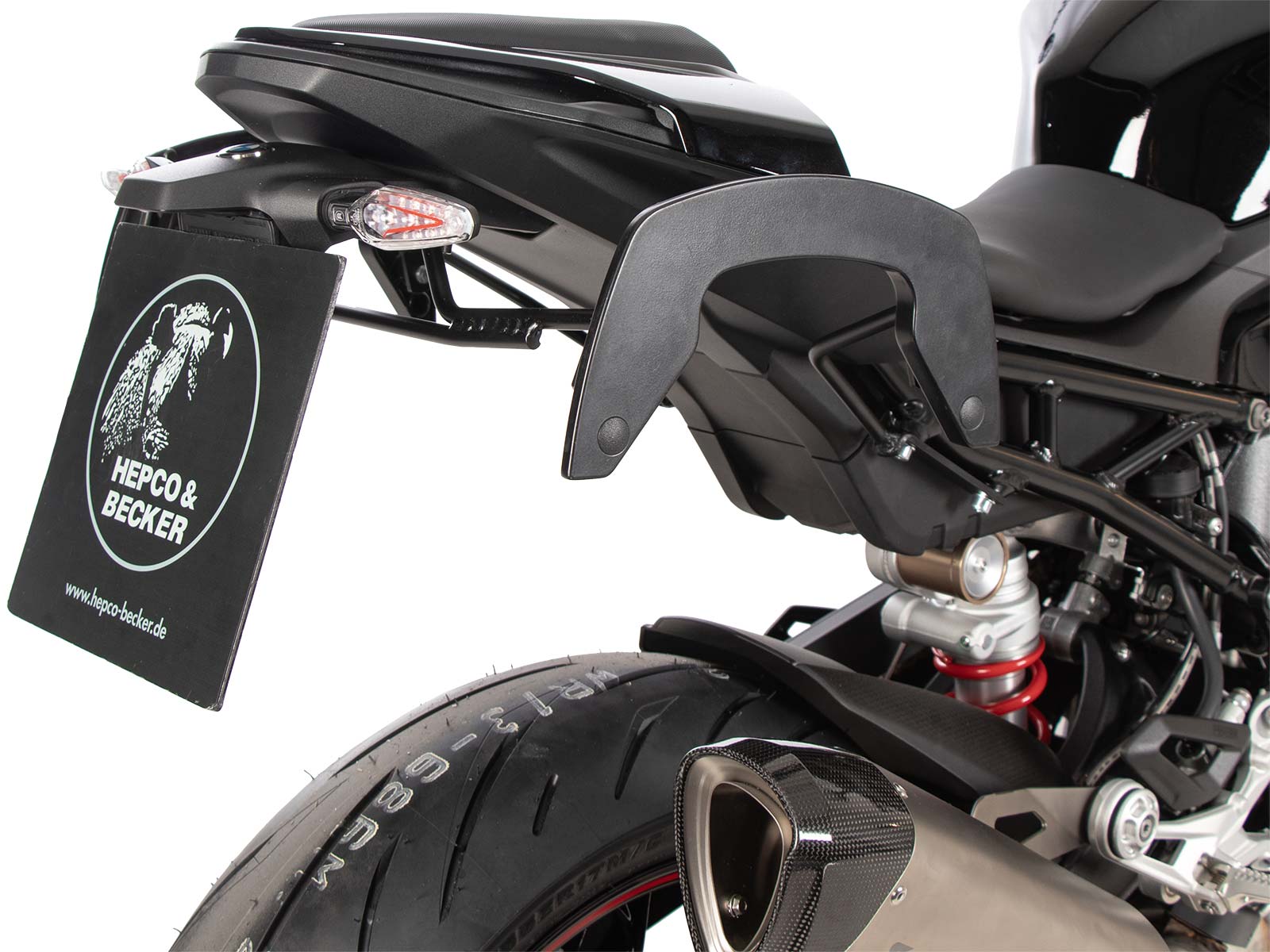 Soporte lateral C-Bow negro para BMW S 1000 RR (23-) Hepco & Becker