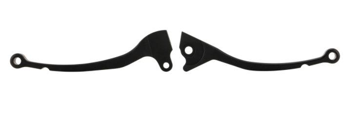 Juego de palanca deportiva de freno izquierda/derecha para Vespa LX/LXV/S/Primavera/Sprint 50-150ccm, negro mate