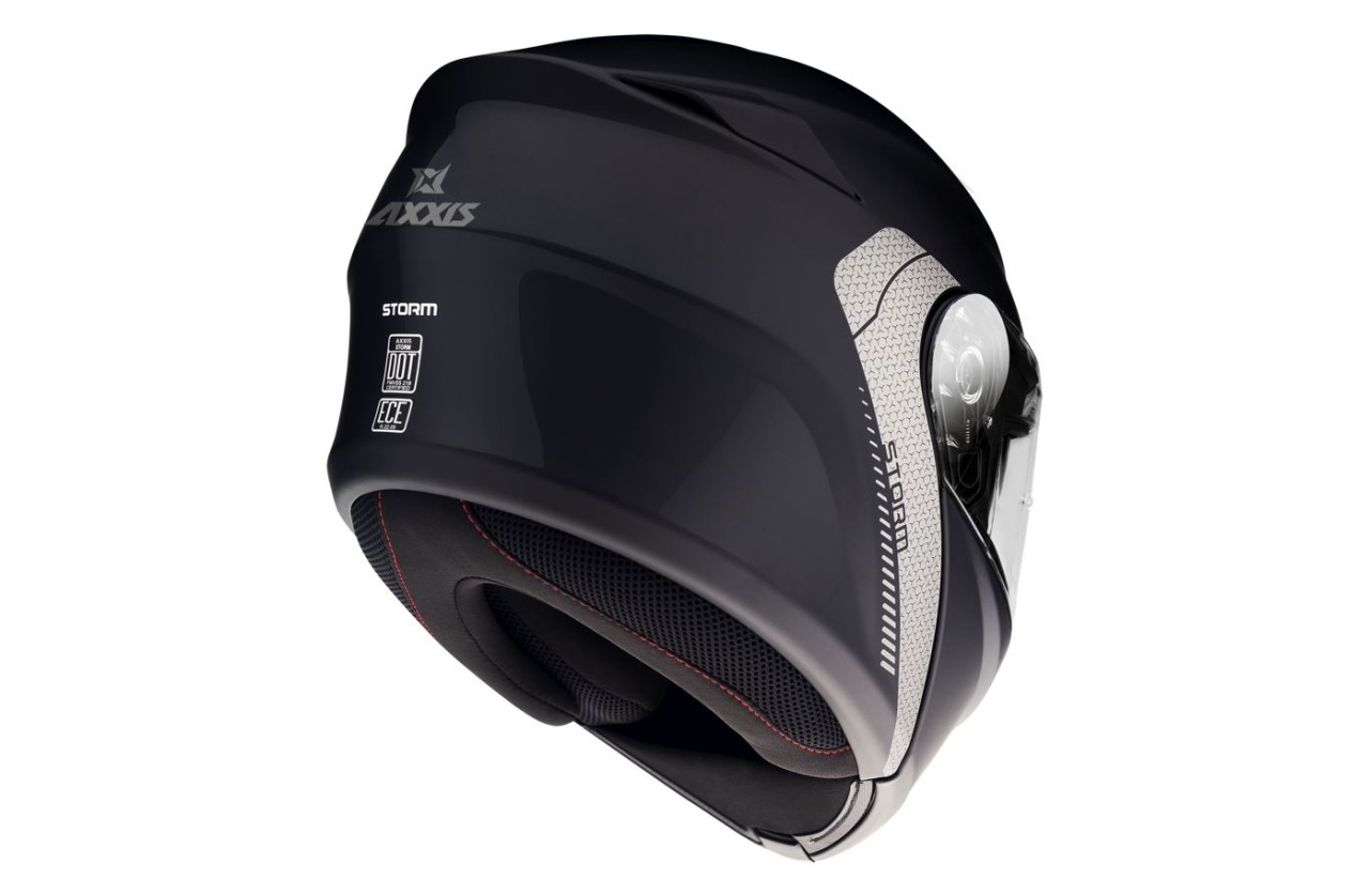 Casco abatible Axxis, Storm SV Solid, negro mate