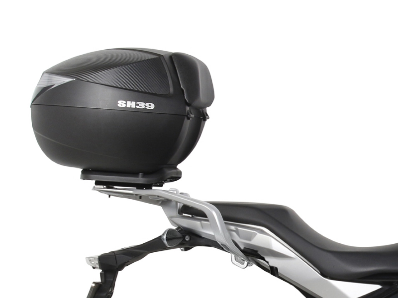Kit de montaje para baúl Shad, pintado de negro, para BMW G 310 GS (17-)