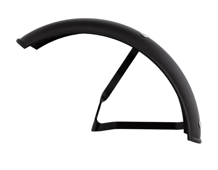 Guardabarros Garelli para Vespa PX 80-200ccm, metal, negro mate