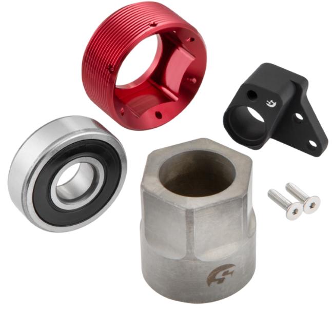 Brazo oscilante para escape de competición, trasero para Vespa GTS/GTS Super/GTV 125-300cc con ABS, plata