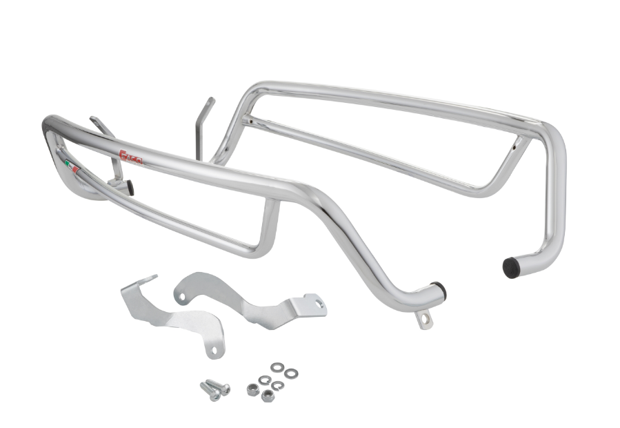 Cubrebarras lateral trasero para Vespa GTS 300cc HPE ('19-), cromado