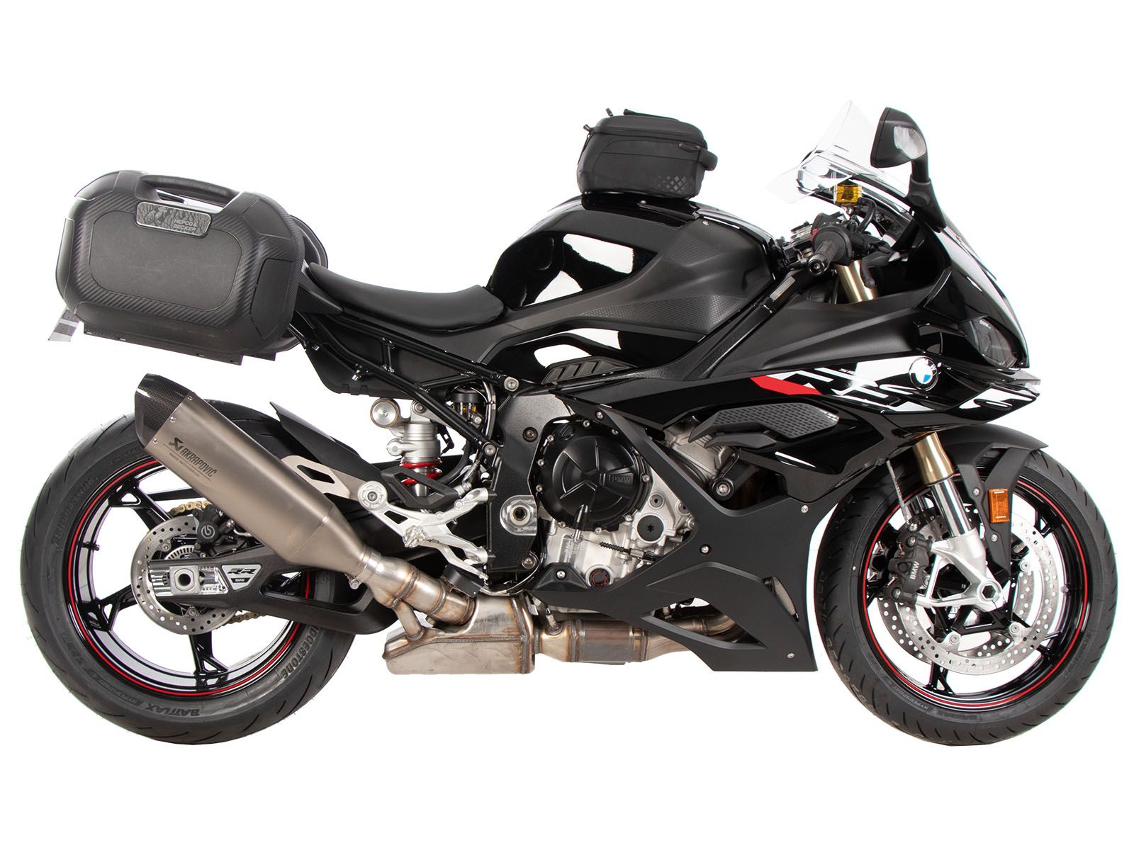 Soporte lateral C-Bow negro para BMW S 1000 RR (23-) Hepco & Becker