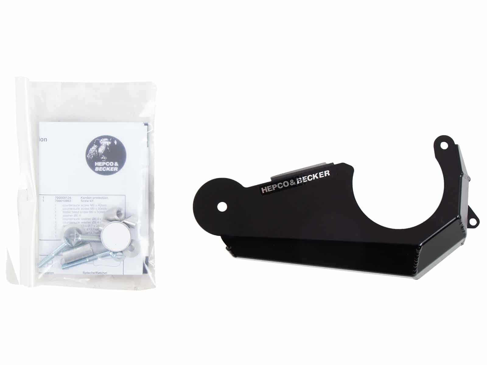 Protector de cardán negro para BMW R 1200 GS Adventure (14-18) Hepco & Becker