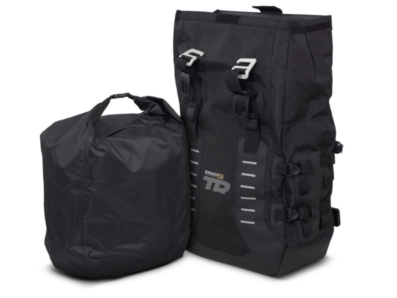 Juego de bolsas laterales Terra Adventure TR40 X0TR401 (2x 32 l), negro 495x418x282 mm