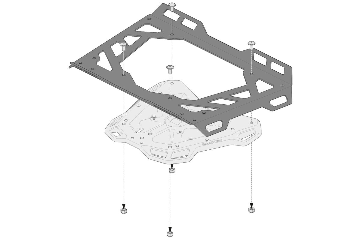 Extensión SW-Motech para portaequipajes SW-Motech ADVENTURE-RACK