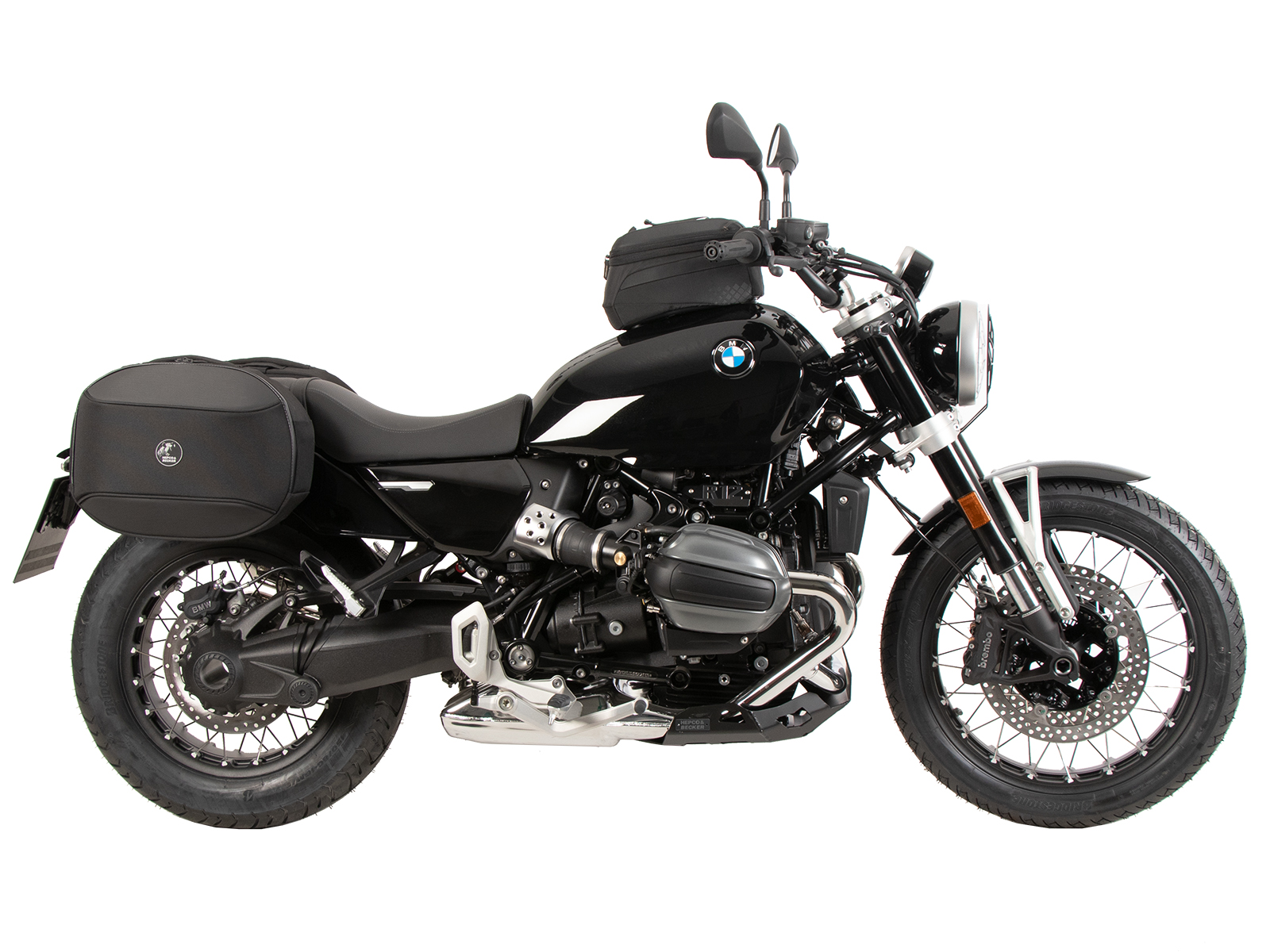 Soporte lateral C-Bow negro para BMW R 12 (24-) Hepco & Becker