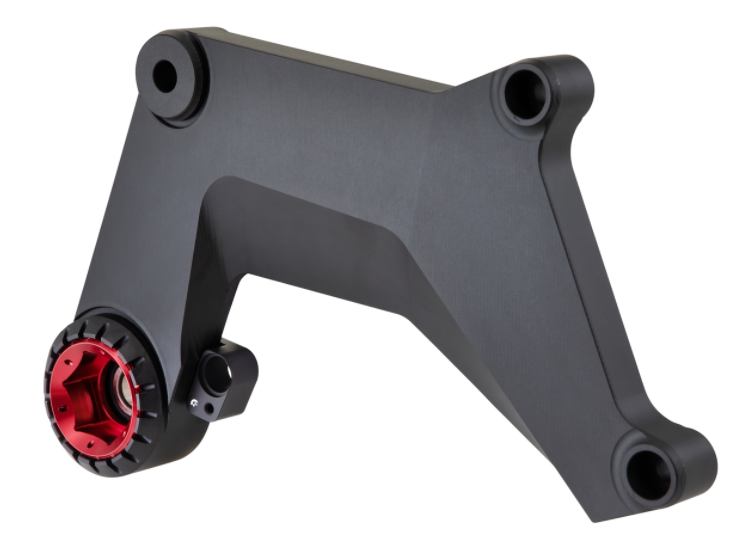 Brazo oscilante para escape de competición, trasero para Vespa GTS/GTS Super/GTV 125-300cc con ABS, negro