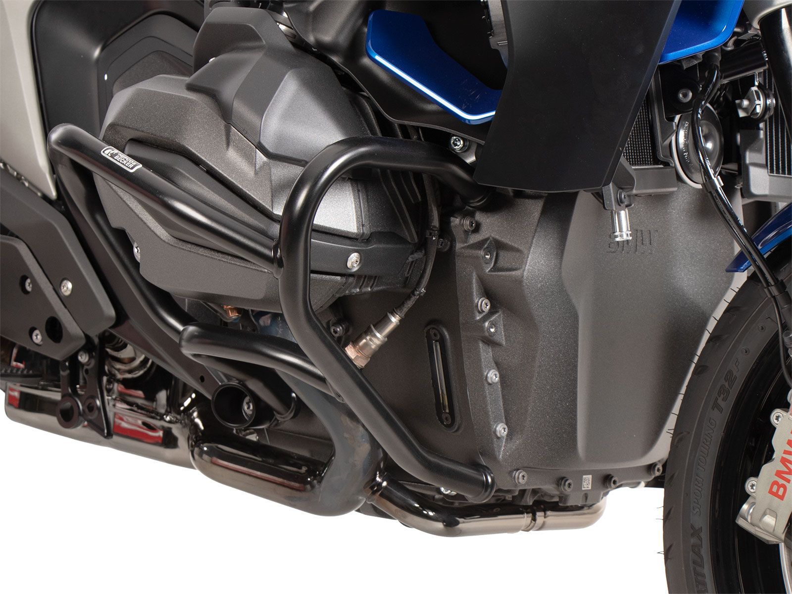 Protector de motor negro para BMW R 1300 R (25-) Hepco & Becker