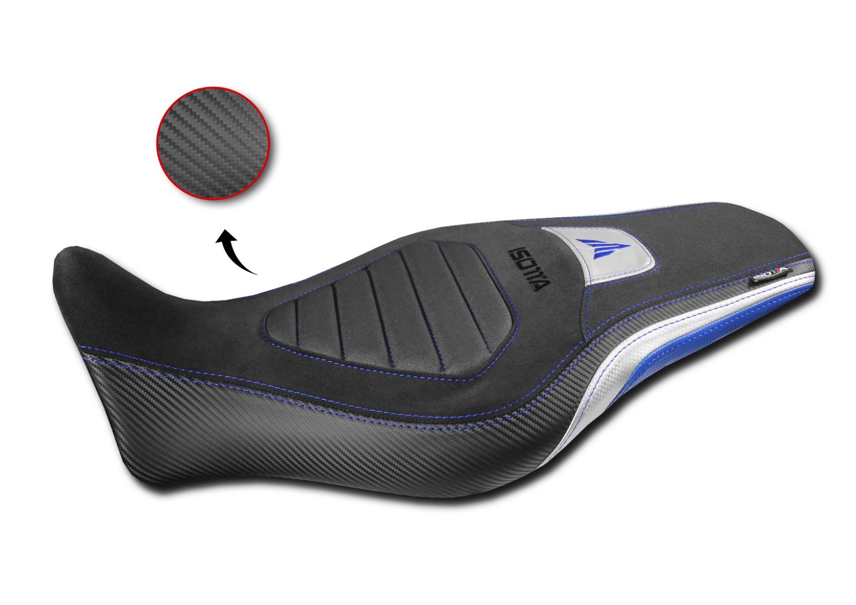 Funda de asiento azul para Yamaha MT-09 (21-23)