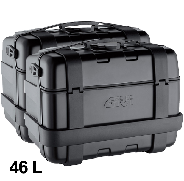 Givi Case Set Trekker 46L negro Monokey