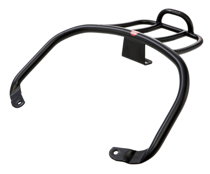 Portaequipajes/Socio Negro Mate para Vespa Primavera/Sprint 50-150ccm 2T/4T AC