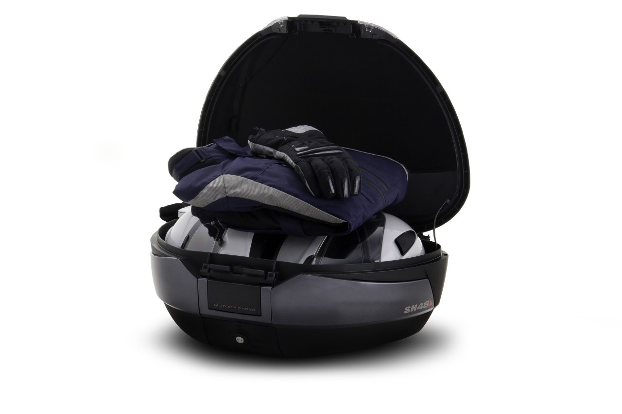 Baúl Shad SH48, negro / titanio, 48 l