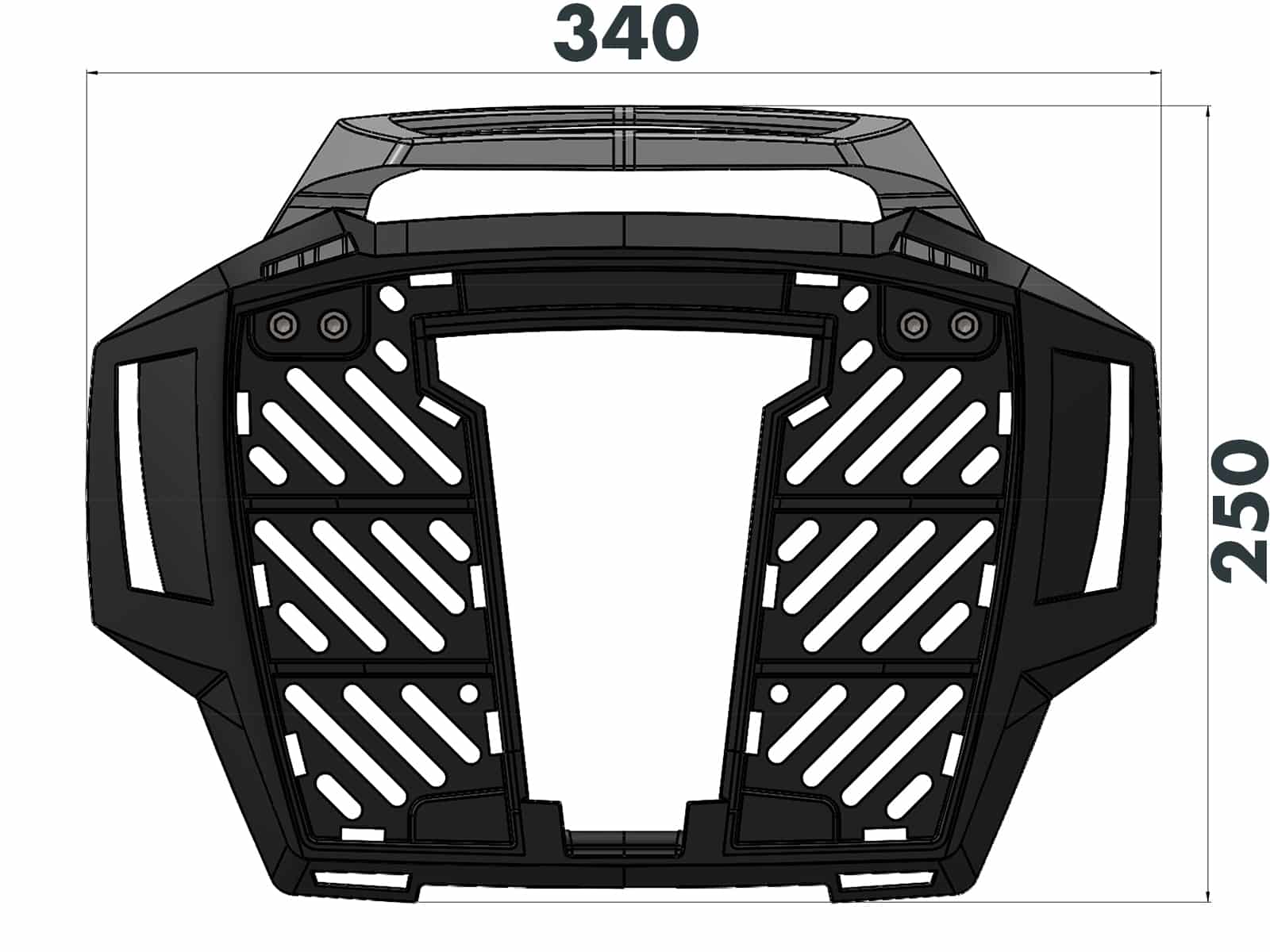 Portamaletas Alurack para Triumph Tiger 1200 Rally Pro / GT Pro / GT (22-) Hepco & Becker
