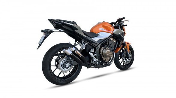 IXIL HYPERLOW BLACK XL silenciador trasero de acero inoxidable para Honda CBR 500 R / CB 500 F (Bj.19-)