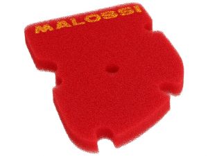 Elemento de filtro de aire Malossi, estándar de esponja roja
